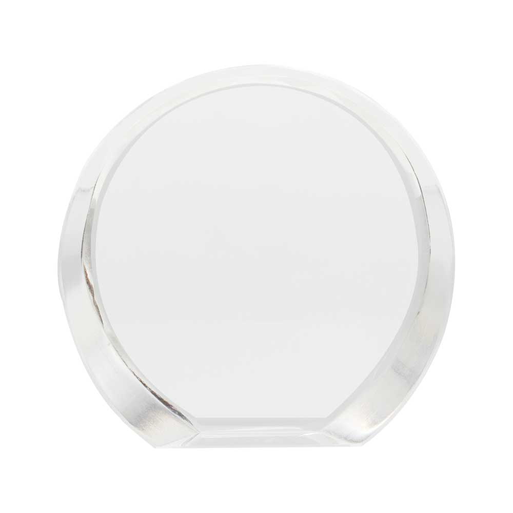 Inclined Round Crystal Award