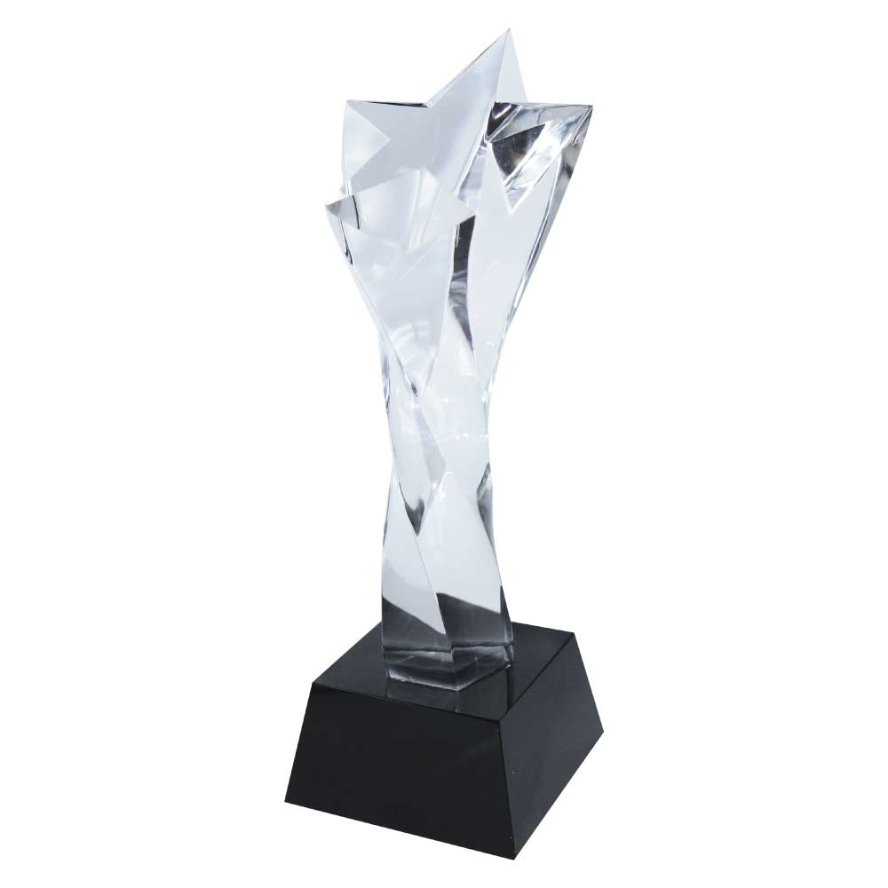 Twisted Crystal Star Trophy