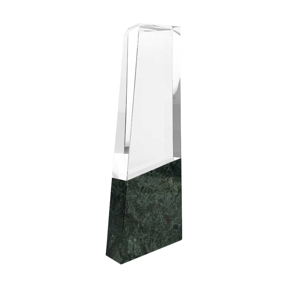 Tapered Crystal and Marble Award