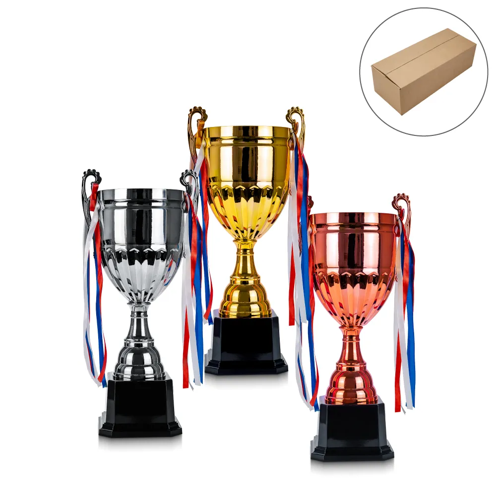 Open Metal Cup Trophy