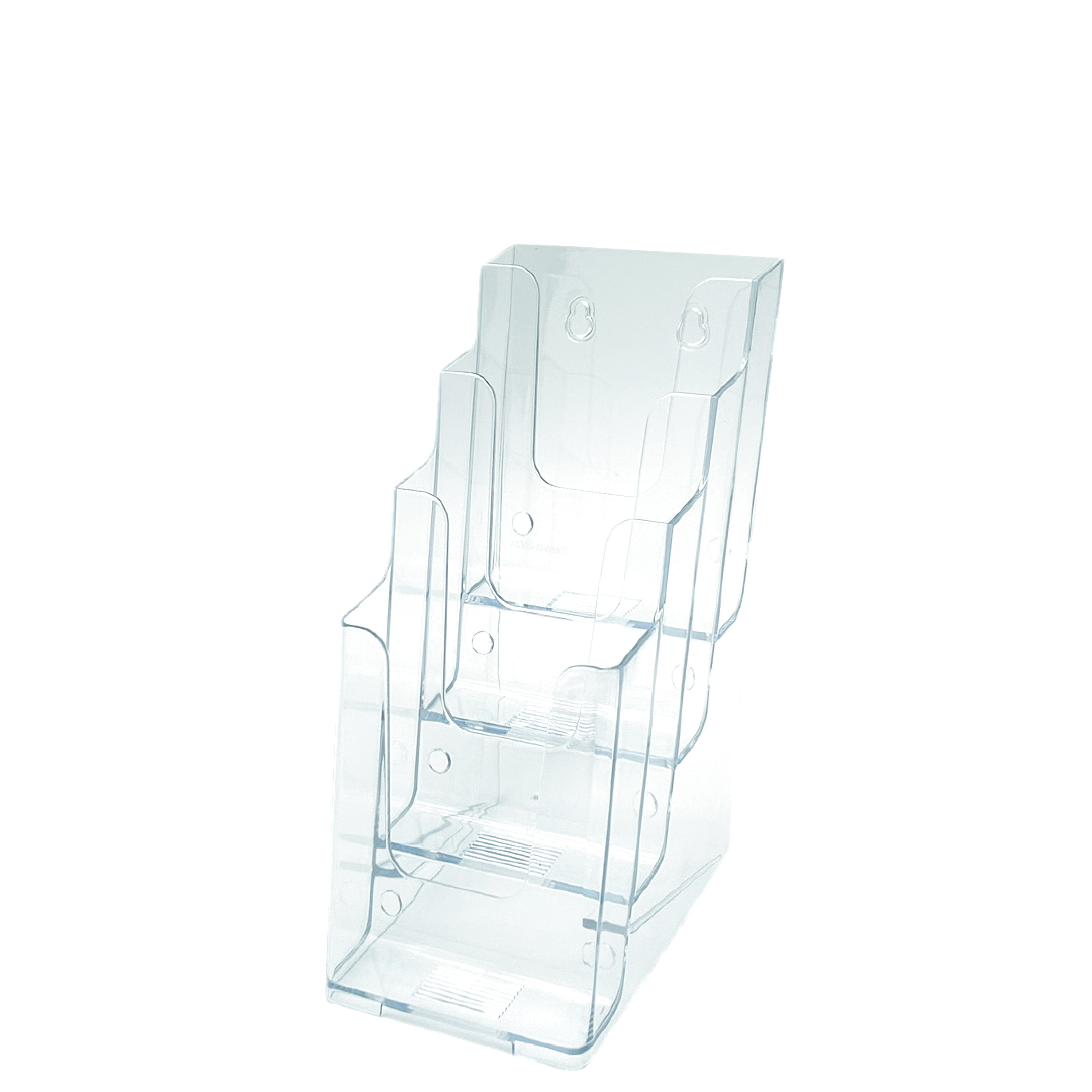 Four-Pocket Tri-Fold Brochure Holder
