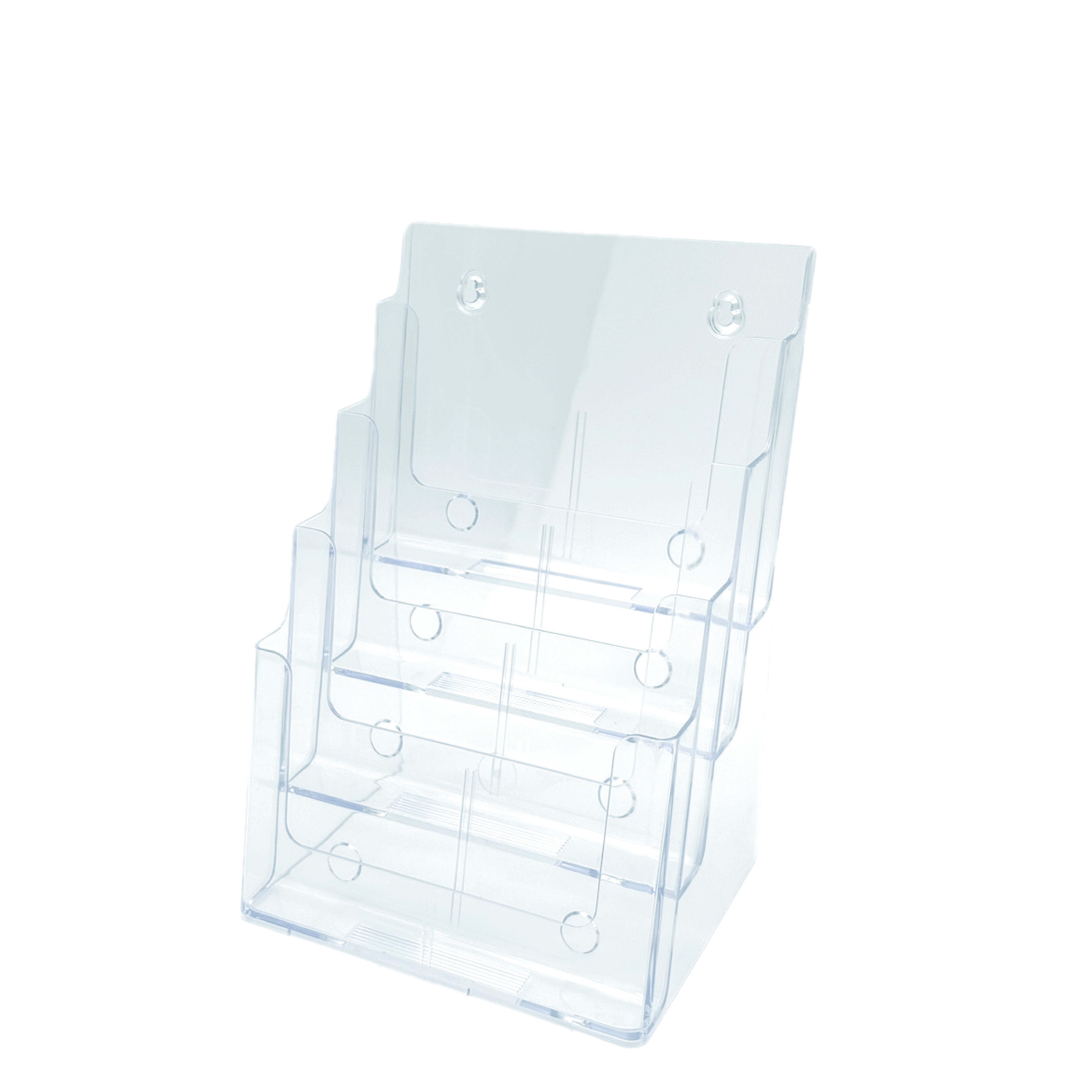 Four-Pocket Letter-Size Brochure Holder