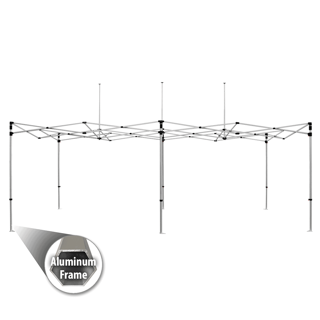 20 × 10 ft Aluminum Canopy Frame