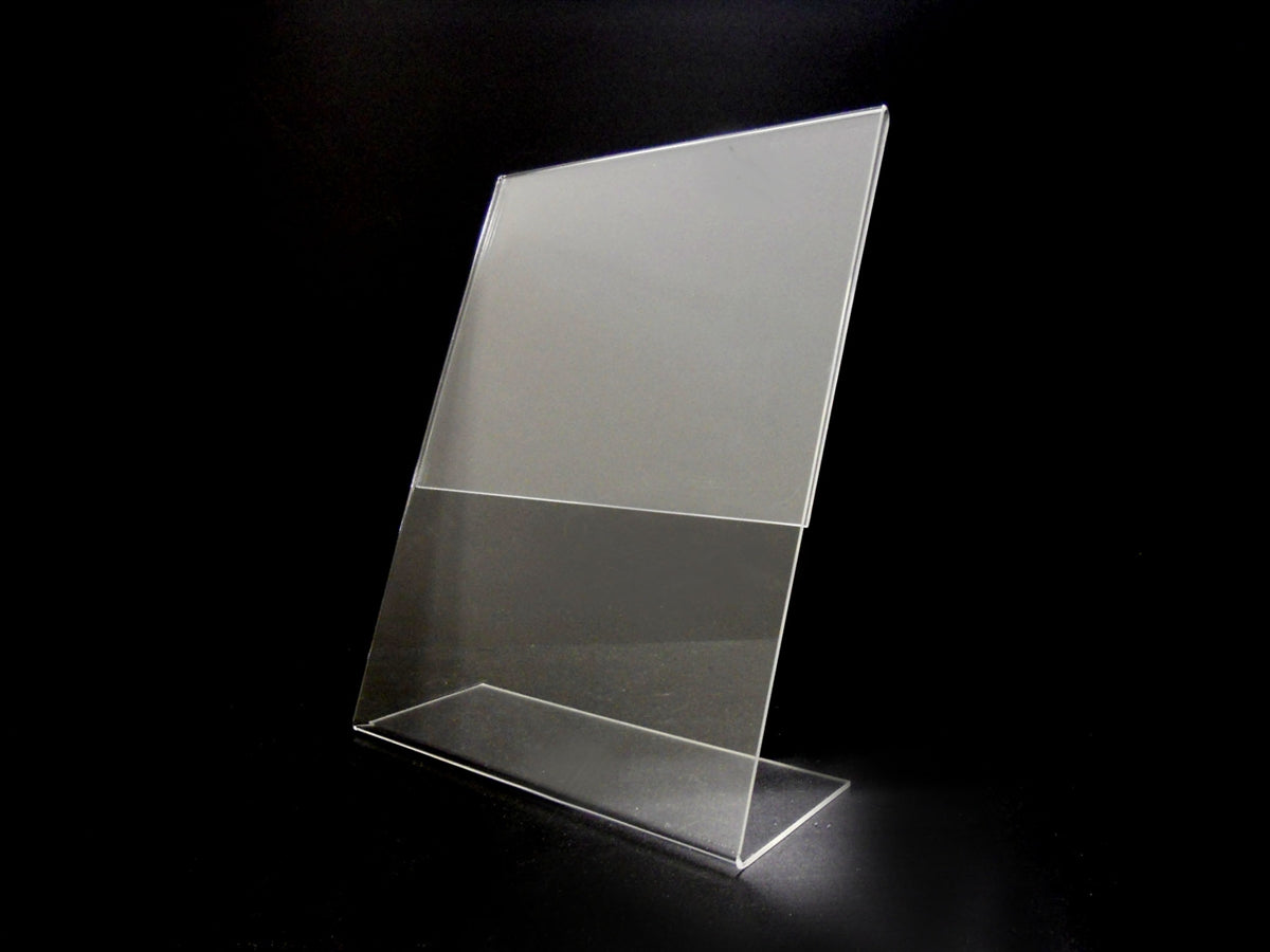 8.5 × 11 in Slanted Acrylic Sign Holder