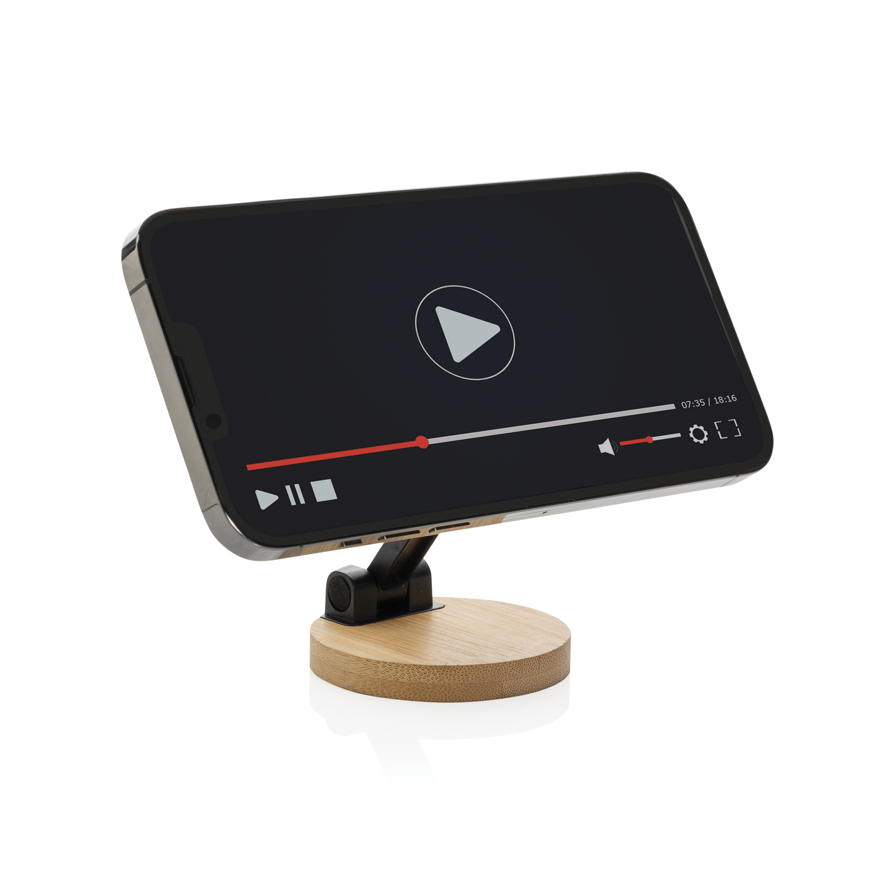 Bamboo Magnetic Phone Stand