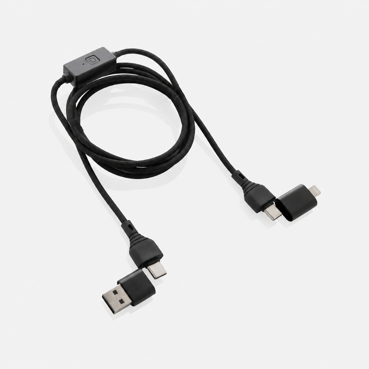 Cable de carga de 60 W con interruptor de datos