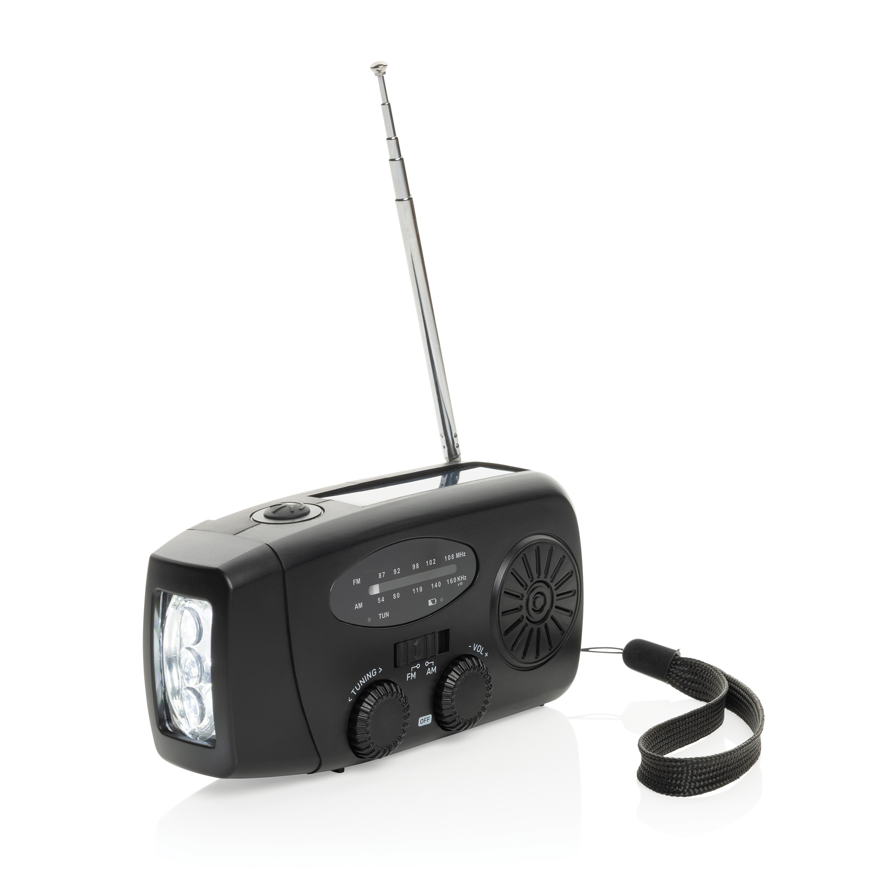 Solar Emergency Radio with Flashlight