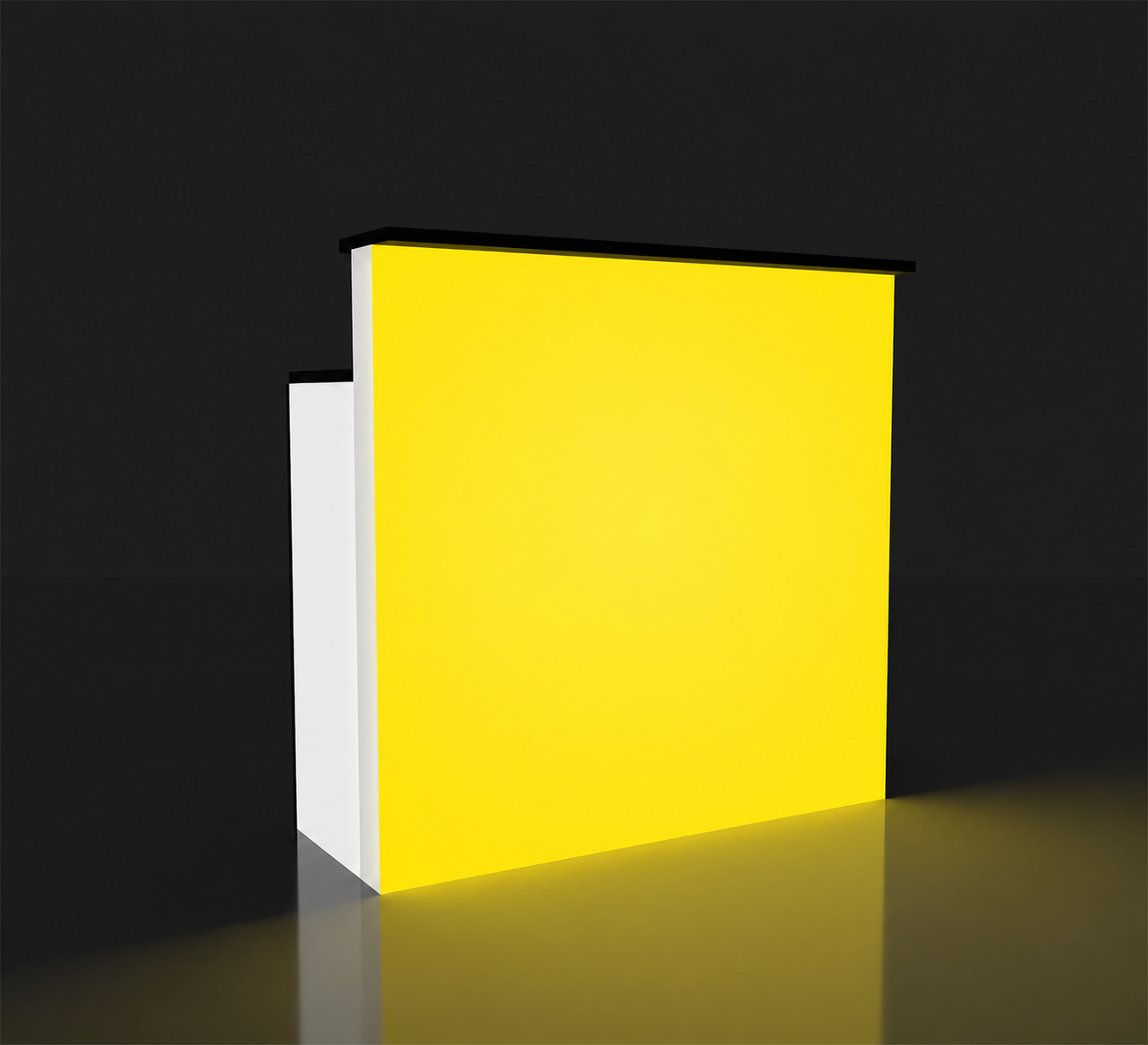 Backlit Display Counter with Storage