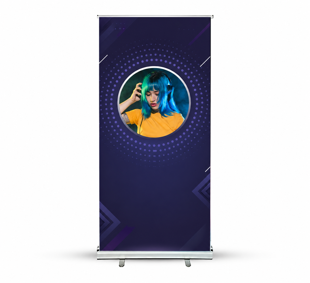 Retractable Roll-Up Banner Stand