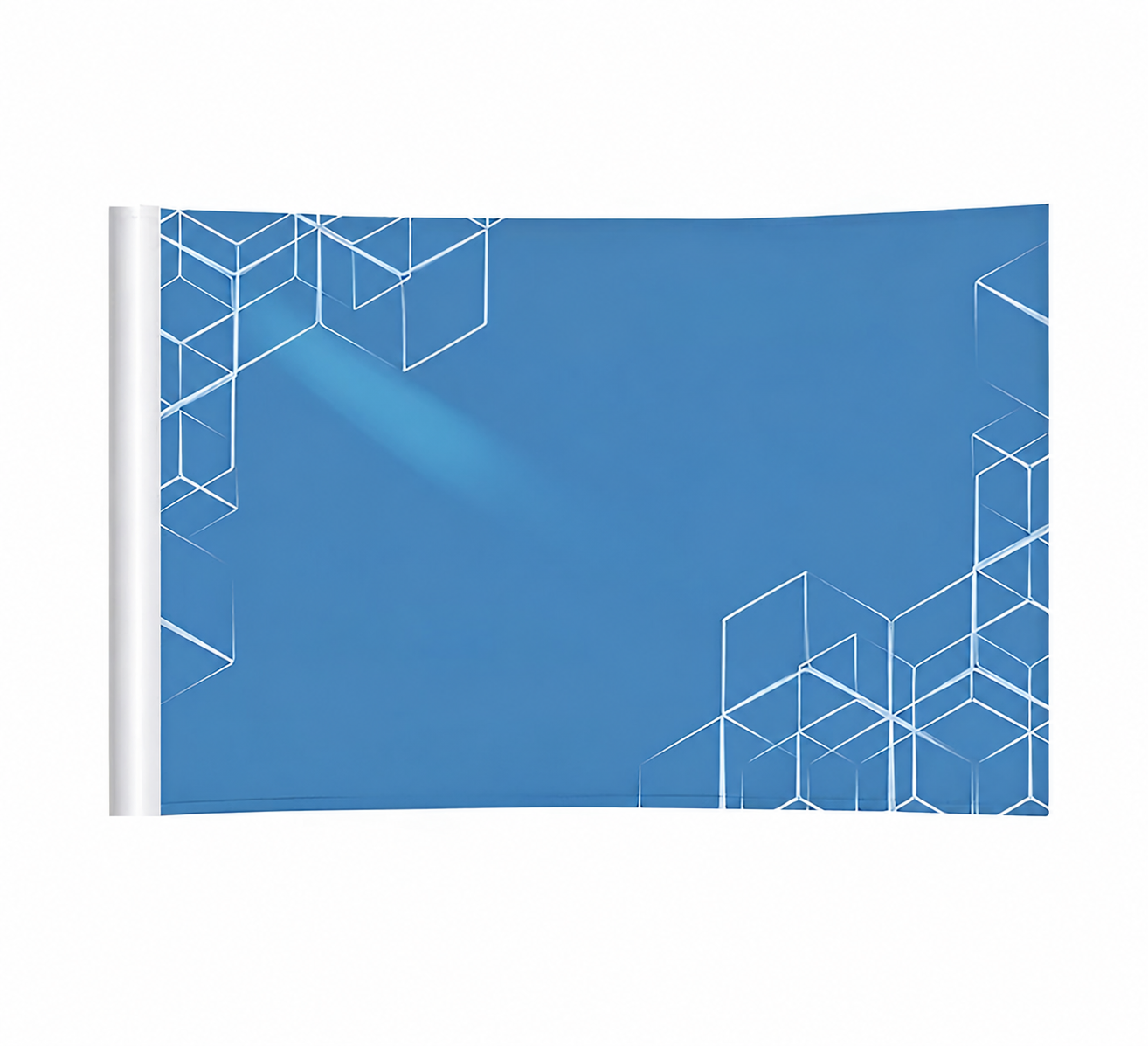Custom Rectangular Fabric Flags
