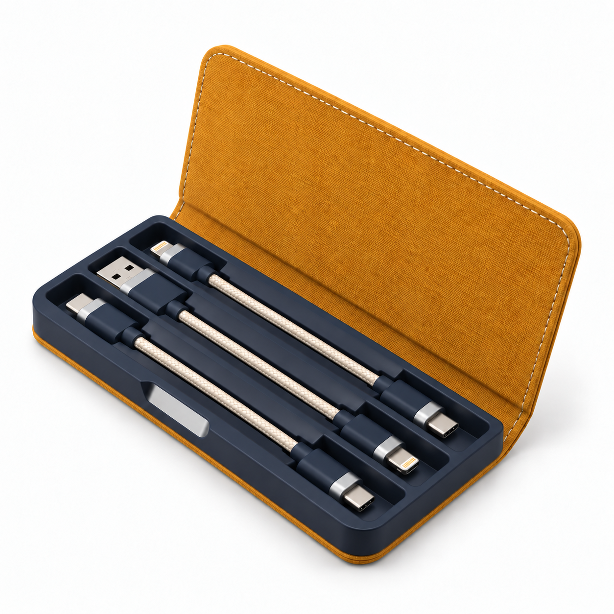 Kit de viaje con tres cables