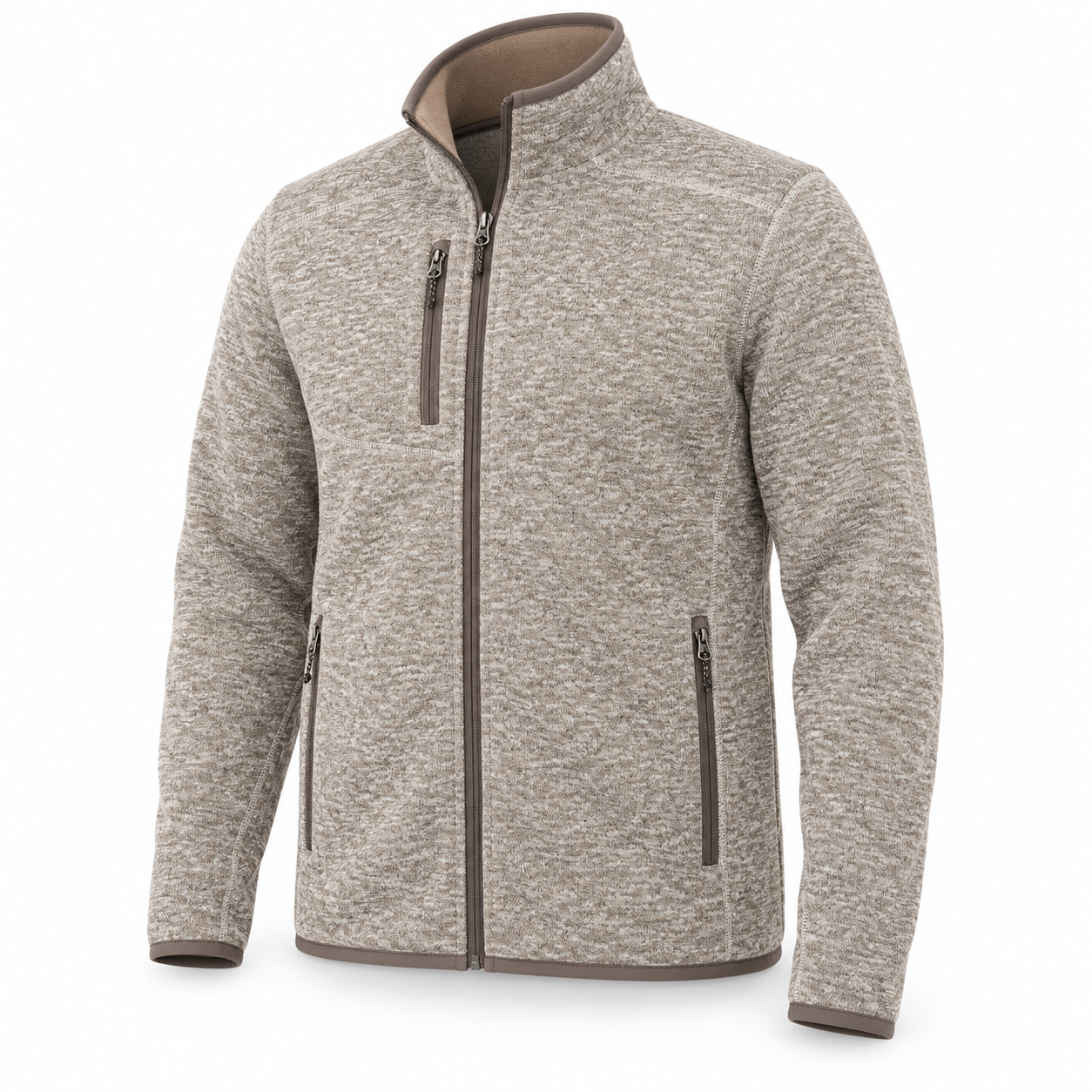 Men's Sweater-Knit Zip Jacket