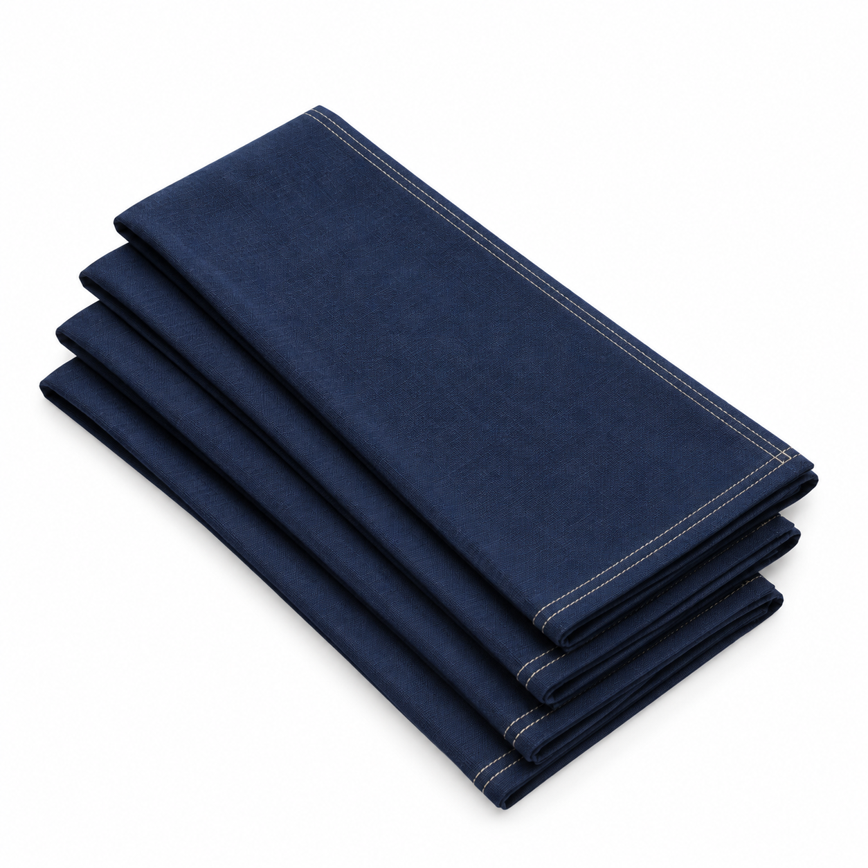 Four-Piece Recycled-Cotton Napkin Set