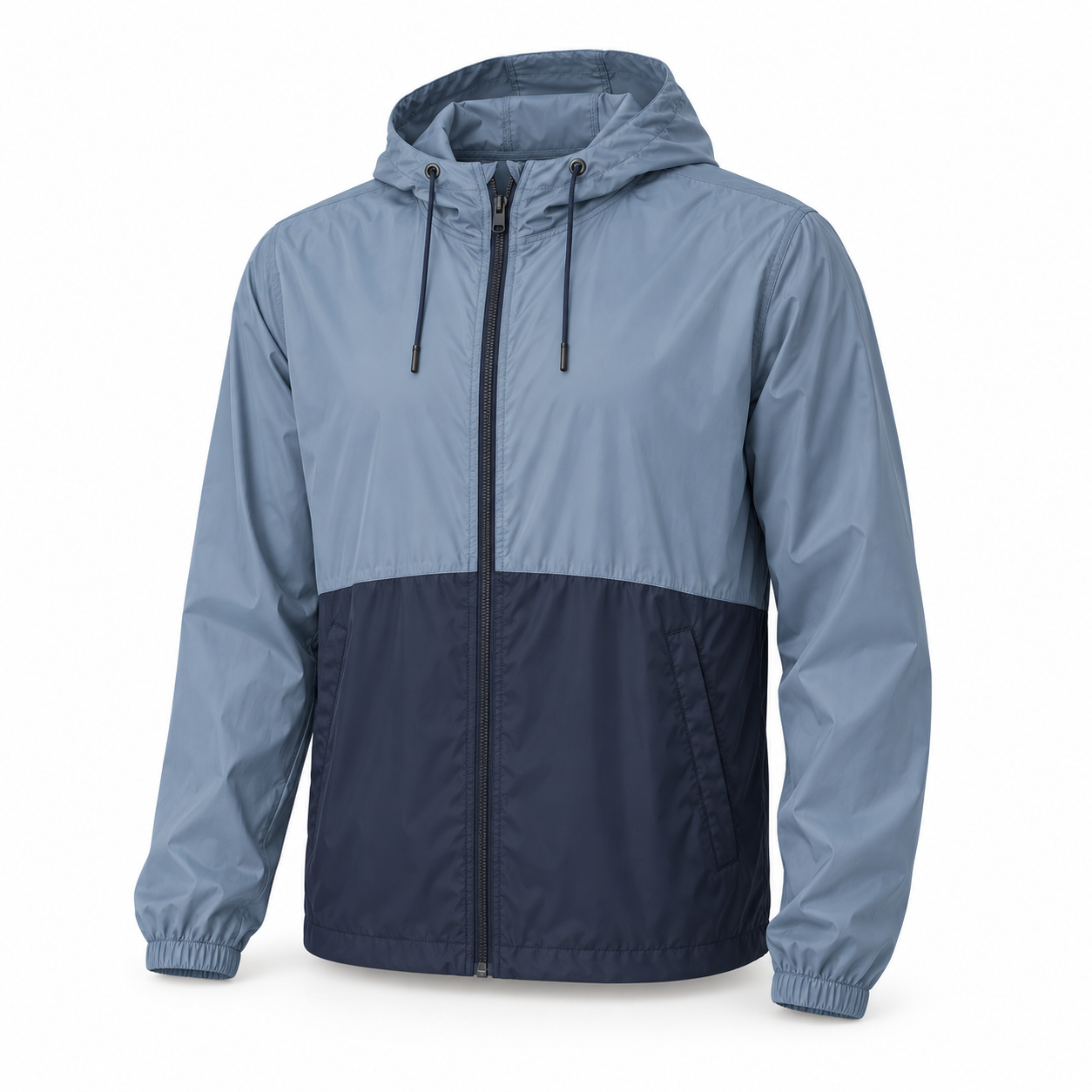 Lightweight Recycled-Polyester Hooded Jacket